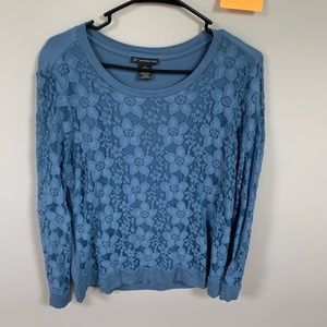 Blue Long Sleeve Top!